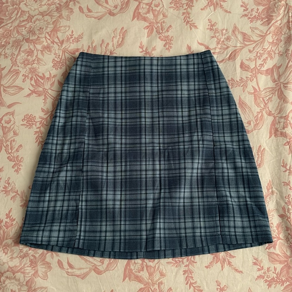 Brandy Melville Cara Mini Plaid Skirt